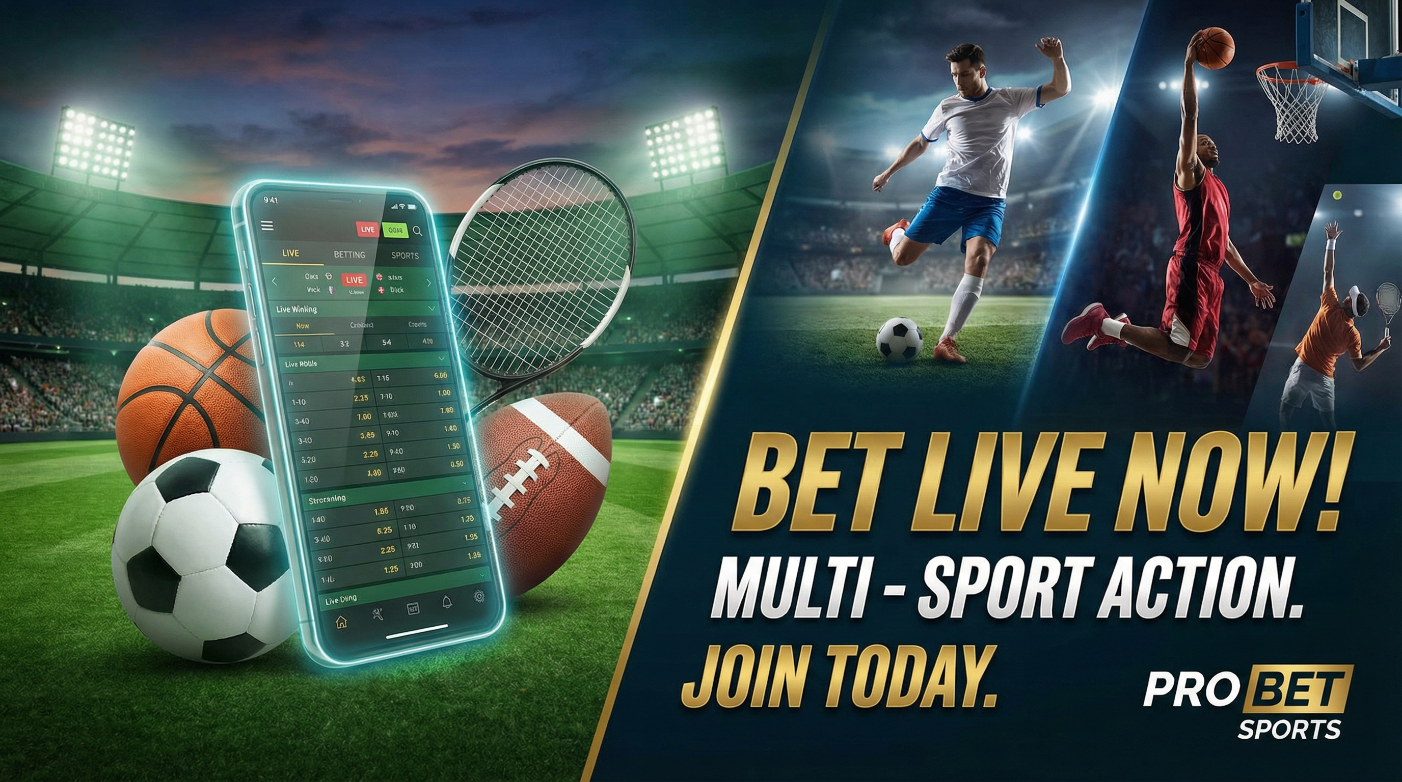 体育投注赛事界面